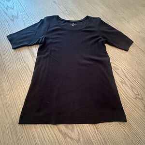 Caslon Classic Black Tee